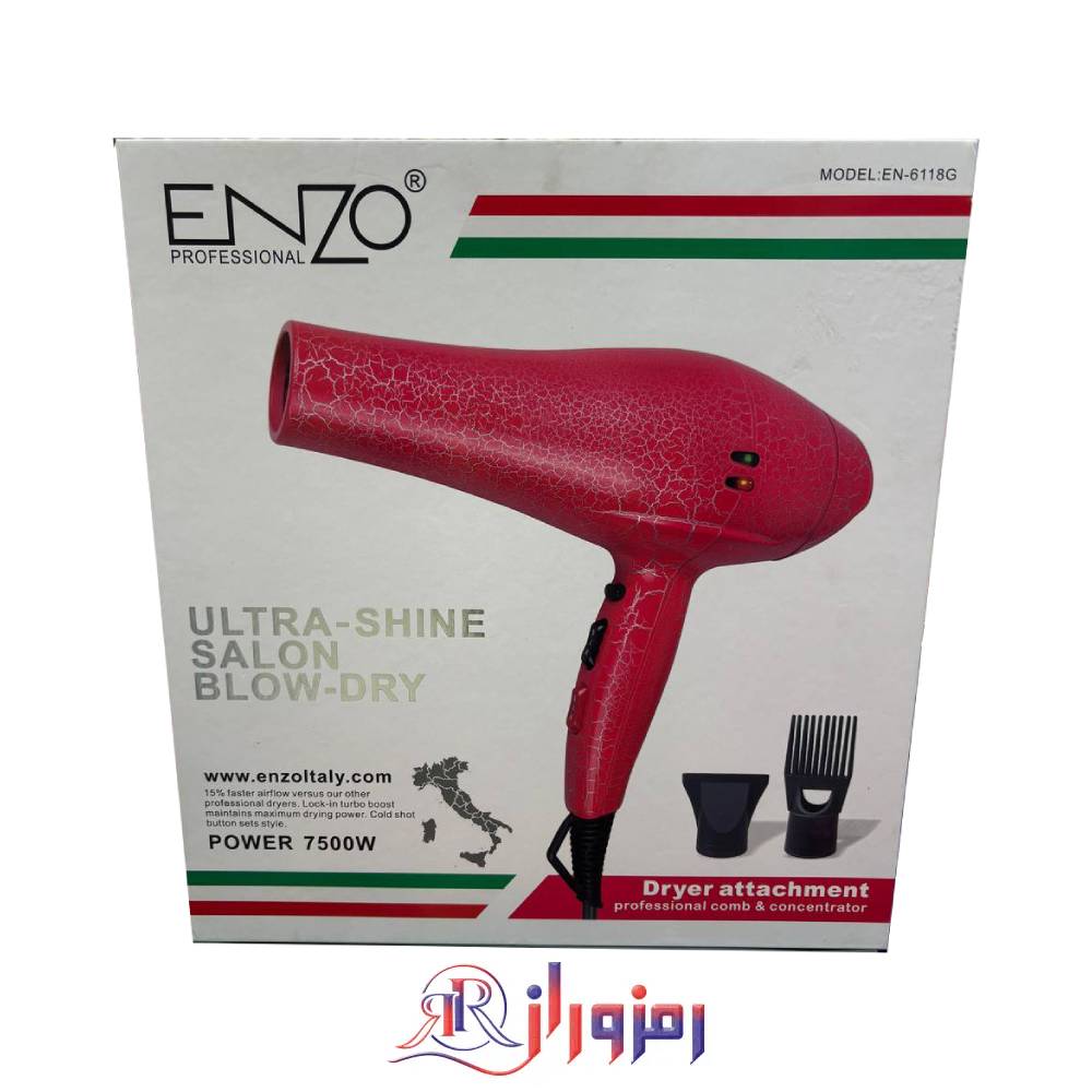 سشوار انزو ENZO مدل EN-6118G، خرید و قیمت سشوار انزو ENZO مدل EN-6118G